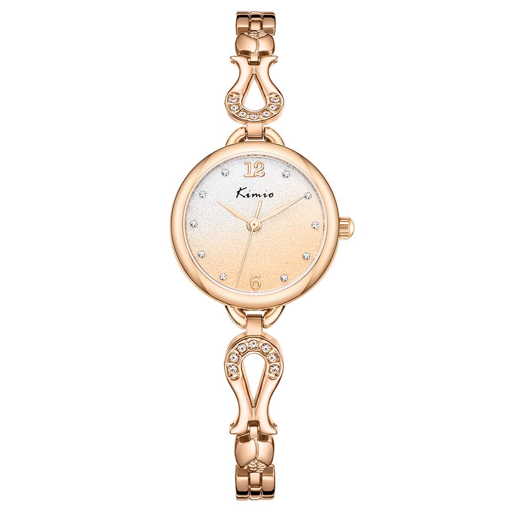 Kimio K6402 Women's Watch Starry Sky Cute Stylish Simple Waterproof Cheap Affordable Luxury Delicate Lightweight Work Office Birthday Cosmetics Ranking Popular Brand Present (Yellow), Bracelet Type