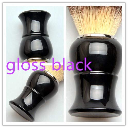 CSB Safety Razor SYNTHETIC Bristle Shaving Brush with Black Handle - Thumbnail 3