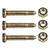 Genuine OEM Ariens 1/4" Compact Snow Blower Shear Bolts 3-Pack 53200500