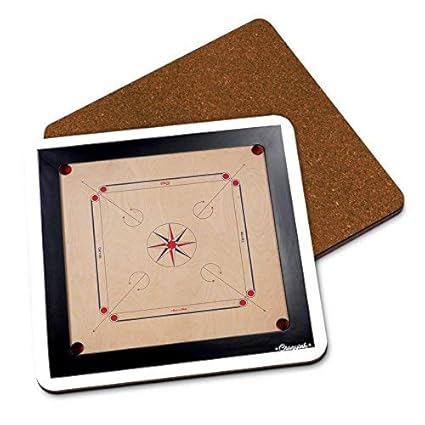 M ART PRO Wooden Carrom Board 20 INCH (Small) Sizes in PAKKI PLY.