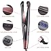 Hair Straightener Curling Iron, 2 in 1 Tourmaline Ceramic Twisted Flat Iron for Hair, Dual Voltage Hair Curler for Travel, LCD Digital Display & Auto Shut-Offthumb 2