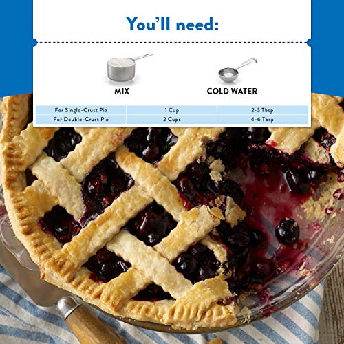 Krusteaz Traditional Light & Flaky Pie Crust Mix, 20 OZ (Pack of 3