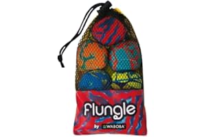 Waboba FLUNGLE Ball Toss Game Bocce with a Tail — 2-6 Player Game — Fun Yard Game and Beach Game for Family and Friends
