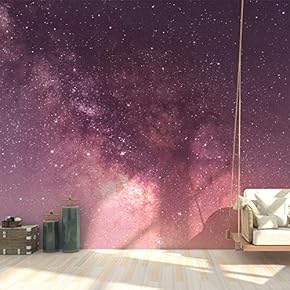 Wall Mural Starry Sky Removable Self-Adhesive Large Wallpaper - 66x96 inches