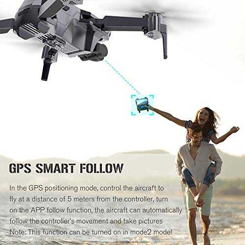 Drohne mit 4K-Kamera, RC-Quadcopter mit GPS, Follow Me, automatisc – Bild 6