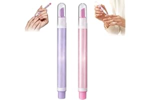 2-in-1 Cuticle Oil Pusher Pen, 2026 New Ceramic Cuticle Remover, Portable Nail Oil Pen for manicure, Moisturizing Nail Streng