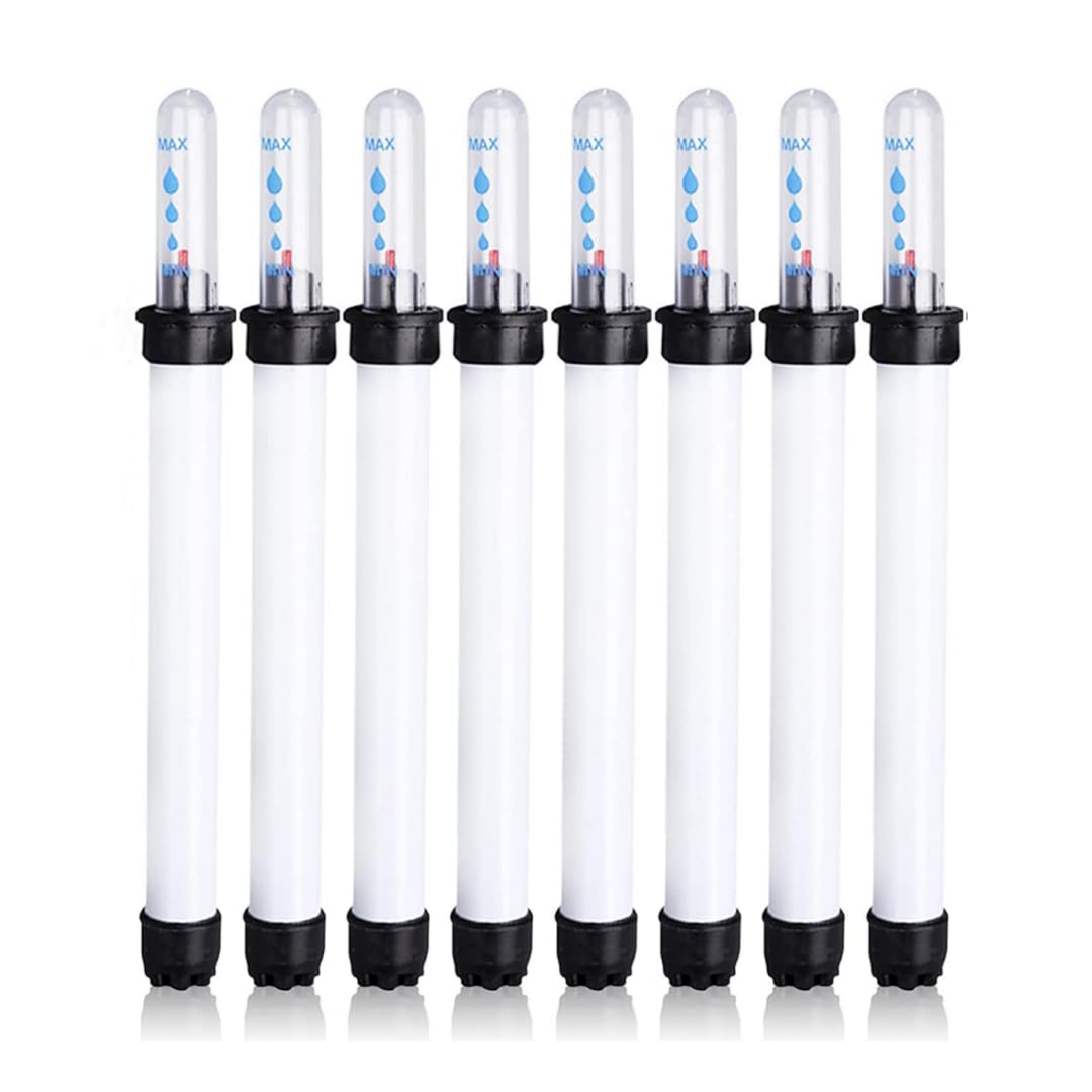 Teogneot Pack of 8 Plastic Water Level Indicators, Water Level Indicator, Indoor Plants, Water Level Indicator, Practical Water Level Indicator
