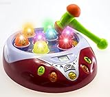 WolVol Musical Fun Hammer Pounding Toy Game with Lights, Scores, Levels