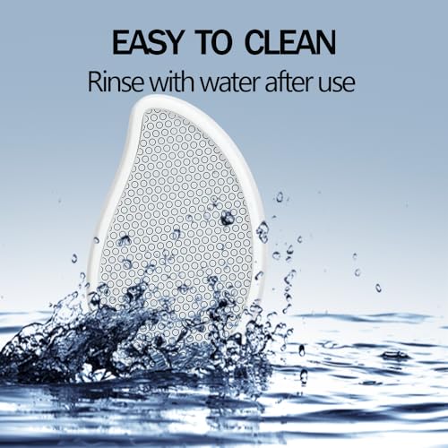 Professional Crystal Hair Remover - Nano Glass Epilator & Exfoliator 2-in-1 Glass Nano-Crystallization Hair Eraser (Prevents Razor Bumps) + Foot Exfoliator with Debris Cup, Reusable Unisex Gift