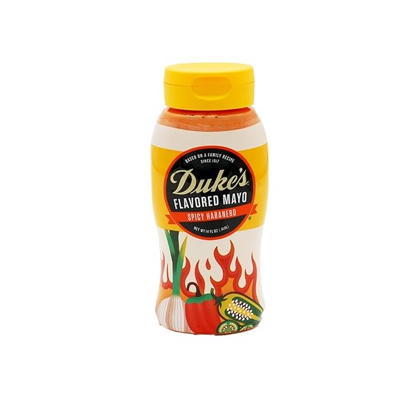 DUKE’S HABANERO GARLIC FLAVORED MAYONNAISE SQUEEZE BOTTLE –...