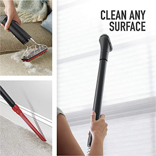 Hoover Windtunnel Max Capacity Upright Vacuum Cleaner with HEPA Media Filtration, UH71100, Red