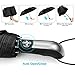 ESEOE Travel Umbrella, Large Windproof Umbrella, Auto Open Close Compact Folding Umbrella (10 Ribs) (Black)