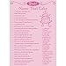 Darice 1405-044, Bridal Name That Cake Game Sheets, 50-Piece