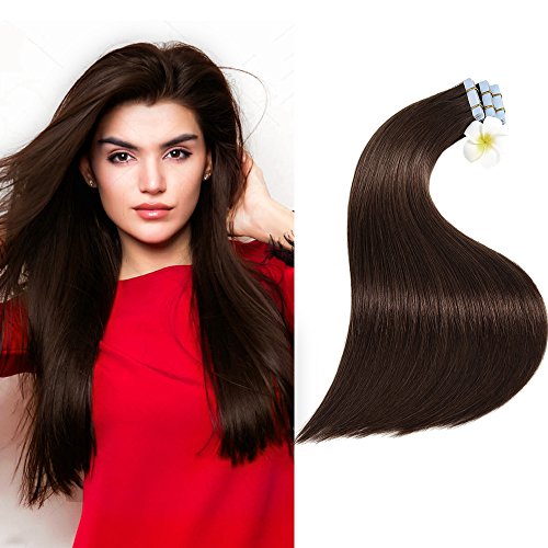 Straight Hair Remy Hair 14 Inch Tape In Hair Extensions Remy Human