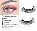3D Mink Fake Eyelashes -100% Handmade 3D Mink Fur Eyelashes for Makeup with Natural Messy Volume Fluffy Long Hot Fake Eyelashes& Reusable Wispy Lashes 3Pair Package (Black-02)