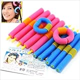 Demarkt 12pcs Large Bendy Twist Safe Hair Hairdressing Rollers Foam Curlers