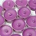Zest Candle 50-Piece Tealight Candles, Purple