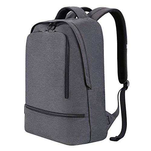 UPC 709202794174, REYLEO Slim Business Laptop Backpack Men Women Lightweight Computer Bookbags Daypack for College Work Travel Light Grey Bag