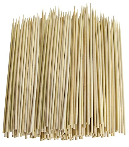 Pack Of 200 Bamboo Skewers For BBQ, Skewer, Shish Kabobs, Appetizers (7 Inch)