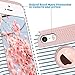 ULAK iPhone 5S Case, iPhone 5 Case,iPhone SE Case, Slim Fit Protection Case Hybrid Scratch Resistant Hard Back Cover Shock Absorbent TPU Bumper Protective Case (Rose Gold Minimal Stripes)