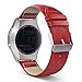 Gear S2 Classic Watch Band, MoKo Premium Soft Genuine Leather Crocodile Pattern Replacement Strap for Samsung Gear S2 Classic SM-R732 / R735 Version Smart Watch, RED (NOT FIT Gear S2 & Fit2)