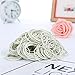Hamosky Rubber Band Paper Bills Dollars Money Elastic Stretchable Bands 500Pcs，Size 38mm /1.49 Inches (White)