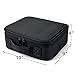 TWING Travel Makeup Case,Samtour- Professional Cosmetic Makeup Bag Organizer,Accessories Case, Tools case (Black)