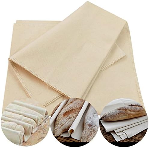 14x17Inch Fermented Linen Cloth Bakers Couche Baking Bread Baguette Loafs Pastry Mat Cloth Professional Kitchen Tools