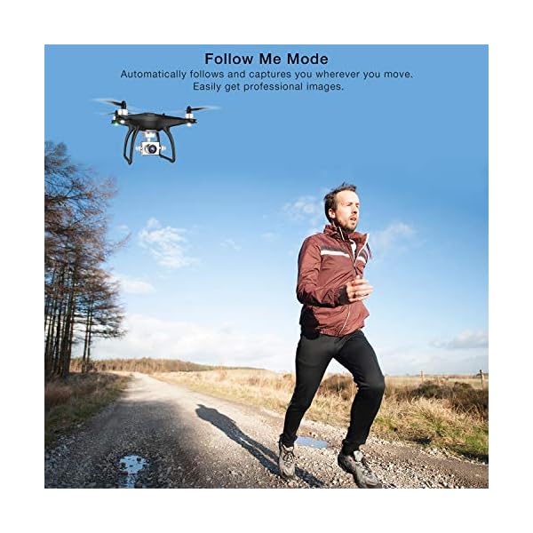 SIMREX X11 GPS Drohne mit 4K HD Kamera 2-Achsen selbststabilisierender Gimbal 5G WiFi FPV Video RC Quadrocopter – Bild 6
