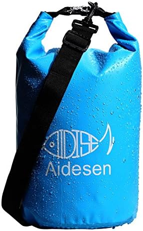 Aidesen Floating Waterproof Dry Bag Sack with Shoulder Strap 20L Sky Blue