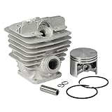 SaferCCTV 48mm Cylinder Piston Rebuild Assembly Kit for Stihl 034 036 MS360 ms340 Chainsaws Replacement Part# 1125 020 1215/1125 020 1213