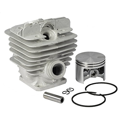 SaferCCTV 48mm Cylinder Piston Rebuild Assembly Kit for Stihl 034 036 MS360 ms340 Chainsaws Replacement Part# 1125 020 1215/1125 020 1213
