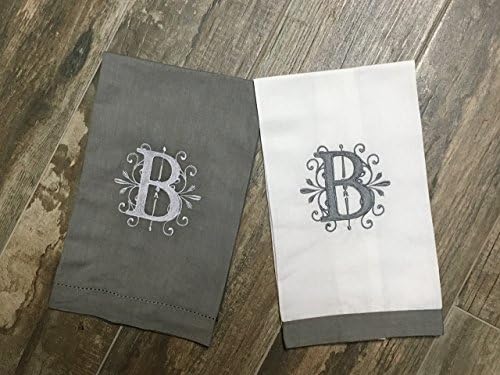 Embroidered Guest Towel, Custom Embroidered, Personalized Guest Towel, Fine Linens, Personalized Tea Towel, Wedding Gift, Anniversary Gift