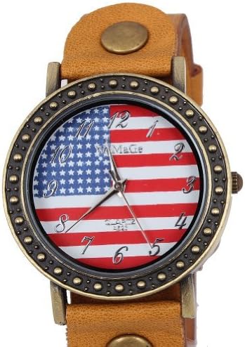 HACBIWA New Design Men's Wrist Watch American Flag Watches