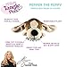 Tangle Pets PEPPER THE PUPPY- The Detangling Brush in a Plush, Great for Any Hair Type, Removable Plush, As Seen on Shark Tank