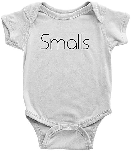 Cute "Smalls" Baby Onesie Bodysuit, Infant Tee or Toddler Tee