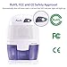 KEDSUM Electric Mini Dehumidifier, Small Dehumidifier, 1200 Cubic Feet (150 sq ft) 16 oz Capacity, Portable Dehumidifiers for Home, Bedroom, Bathroom, Basement, Kitchen, Closet