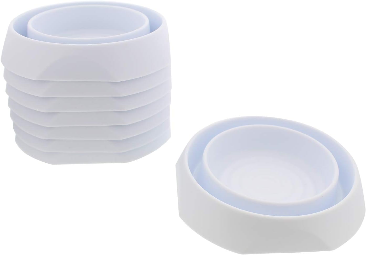 7Penn Bed Bug Interceptors Bed Bug Traps – Bed Bug Detector Bed Bug Control Bed Cups 8pk Round 6in x 1in in White