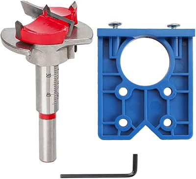 Cymax Hinge Jig Set 35mm Concealed Hinge Drill Guide Forstner Bits