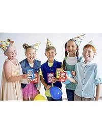 Tiltay Pop Boom Popping Candy - Surtido de 4 sabores, fresa, cereza cola, manzana verde, frambuesa azul
