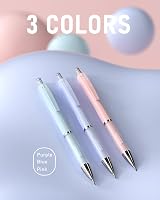Nicpro 3Pcs Pastel Mechanical Pencil Set 0.7mm with Case HB Lead Refills view 2