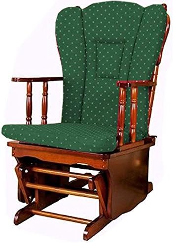 LEGNOLINE Wooden Rocking Chair Armchair Padded Living Room Fireplace Relax Home (Bordeaux)