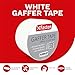 XFasten White Gaffers Tape 3 Inch x 30 Yards, Multipurpose, No Residue Gaffing Tape, White Gaff Tape Non-Reflective Matte Finish for Photography, Floor Marking, Walls, Indoor, Outdoor Locations