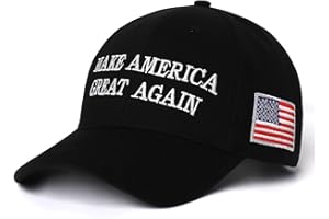GODVINTAGE MAGA Hat Trump 2024,Big Embroidered Make America Great Again Donald Trump Slogan Hat American Flag Baseball Cap