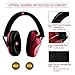 Mpow 068 Kids Ear Protection Safety Ear Muffs, NRR 25dB Noise Reduction Hearing Protection for Kids, Toddler Ear Protection for Shooting Range Hunting Season for Kids Toddlers Children (Red)