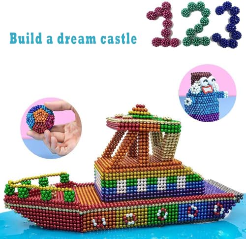 Stacking Blocks, 216PCS 3D Building Blocks, Fidget Toys for Adults