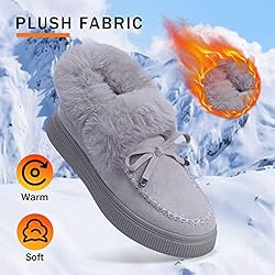 TINSTREE Winter Flat Boots Warm Durable Shoes
