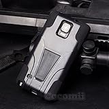 Galaxy Note 4 Case, Cocomii [HEAVY DUTY] Galaxy Note 4 Robot Case **NEW** [ULTRA T STAND ARMOR] Premium Kickstand Bumper Case [MILITARY DEFENDER] Full-body Rugged Dual Layer Hybrid Protective Cover Bumper Case [COCOMII WARRANTY] ::: The Ultimate Protection from Drops and Impacts for your Samsung Galaxy Note 4 N910 (Black/Black) ::: Ëœâ€¦Ëœâ€¦Ëœâ€¦Ëœâ€¦Ëœâ€¦