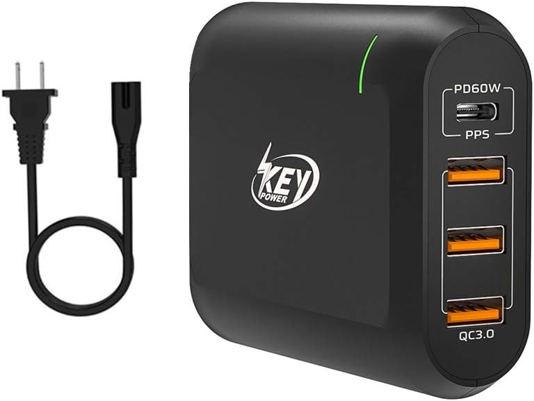 Up To 60w Power Delivery 3 0 Pps Fast Charger Featuring An Advanced 60w Type C Pd Charger Port For A Variety Of Usb C Devices From Laptops Tablet To Smartphones Multi Port 66w Universal Compatibility Equipped With Usb C Fast Charger
