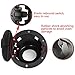 Gas Cap Cover Fuel Tank Cap Cover Fit for 2007-2018 JK JKU Sport Rubicon Sahara Unlimited (A2)